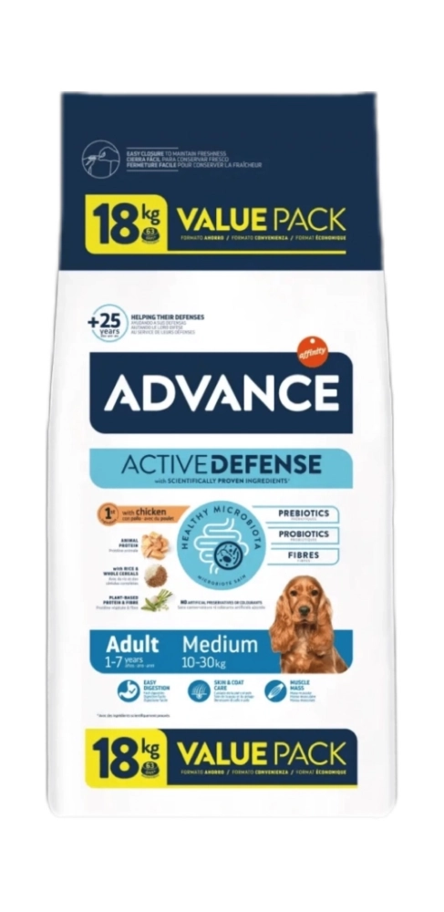 ADVANCE MEDIUM ADULT PILETINA 18kg