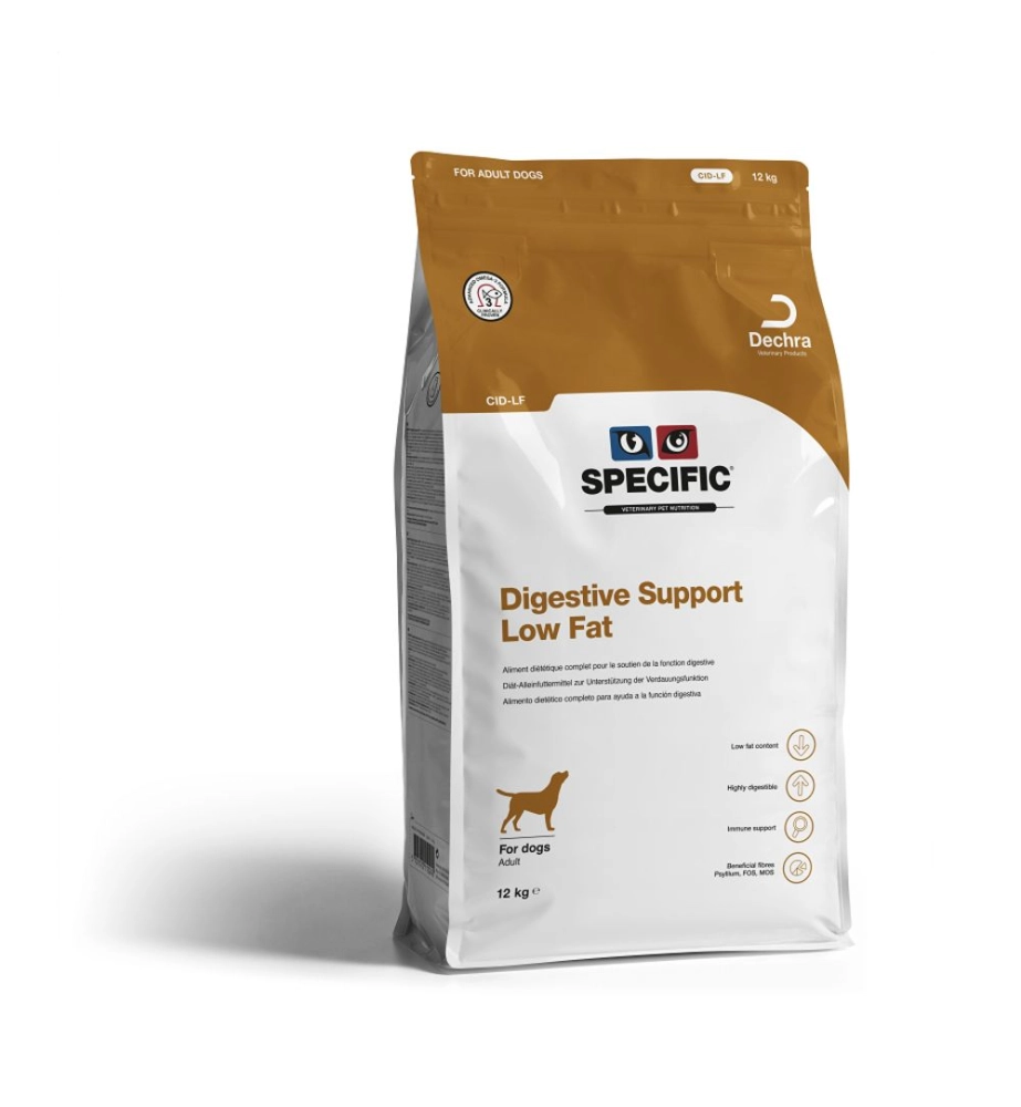 DECHRA DIGESTIVE SUPPORT LOW FAT 12kg