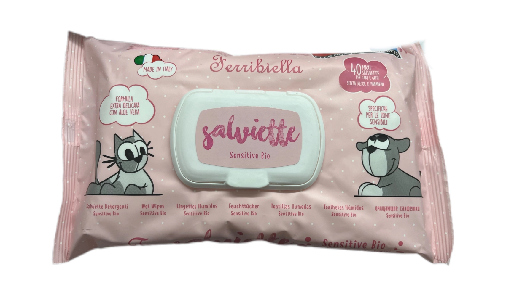 FERRIBIELLA SALVIETTE SENSITIV BIO 40kom