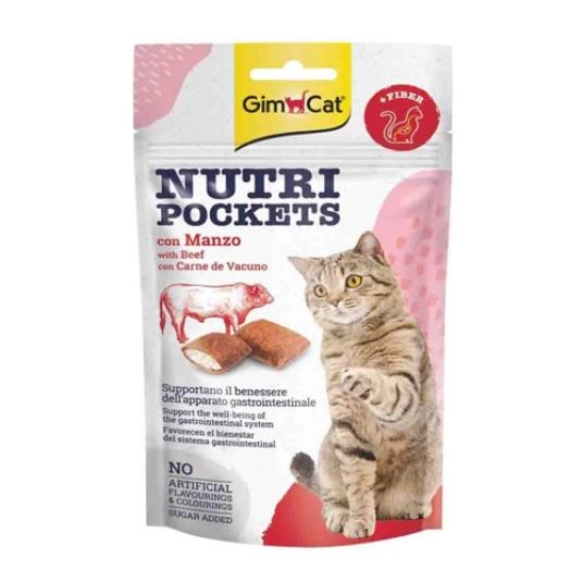 GIMCAT NUTRI POCKETS GOVEDINA SLAD 60g