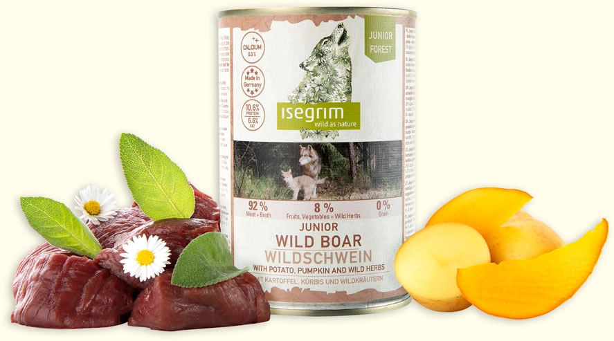 ISEGRIM JUNIOR DIVLJA SVINJA 400g