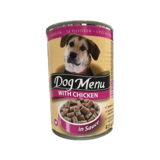 DOG MENU PILETINA 415g
