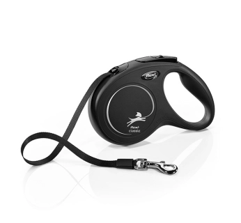 FLEXI CLASSIC M CRNI DO 25kg 5m