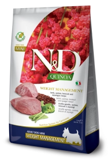 N&D MINI WEIGHT MANAGEMENT JAGNJETINA KINOA 2,5kg