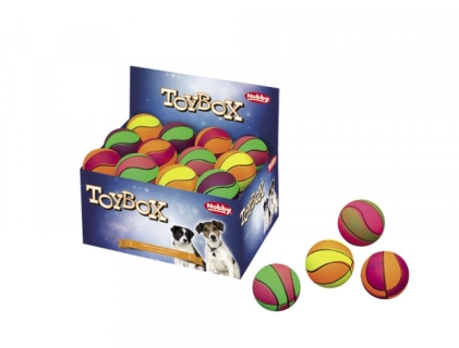 NOBBY LOPTA PUNA GUMA KOŠARKA 6,3cm 1kom