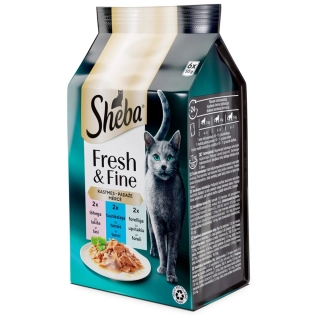 SHEBA FRESH&FINE TUNA LOSOS 6x50g