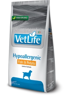 VET LIFE HYPOALLERGENIC RIBA KROMPIR 2kg