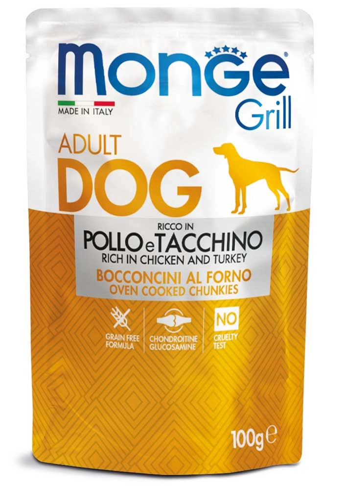 MONGE GRILL PILETINA ĆURETINA 100g