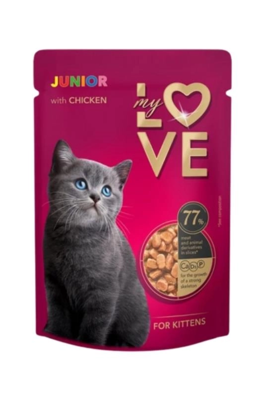 MY LOVE KITTEN PILETINA U SOSU 85g