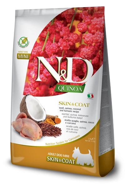 N&D MINI ADULT SKIN&COAT PREPELICA 2,5kg