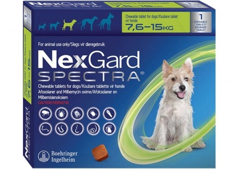 NEXGARD SPECTRA 7,5-15kg 1kom