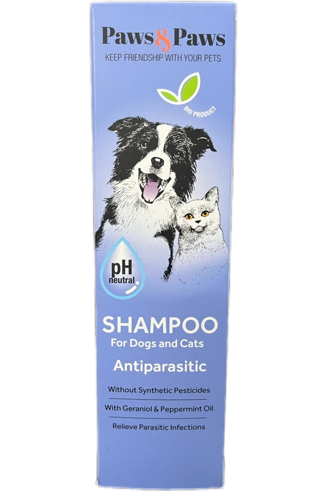 PAWS&PAWS ANTIPARASITIC ŠAMPON 250ml 300g