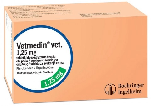 VETMEDIN 1.25mg 10 tableta