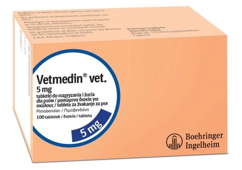 VETMEDIN 5mg 10 tableta