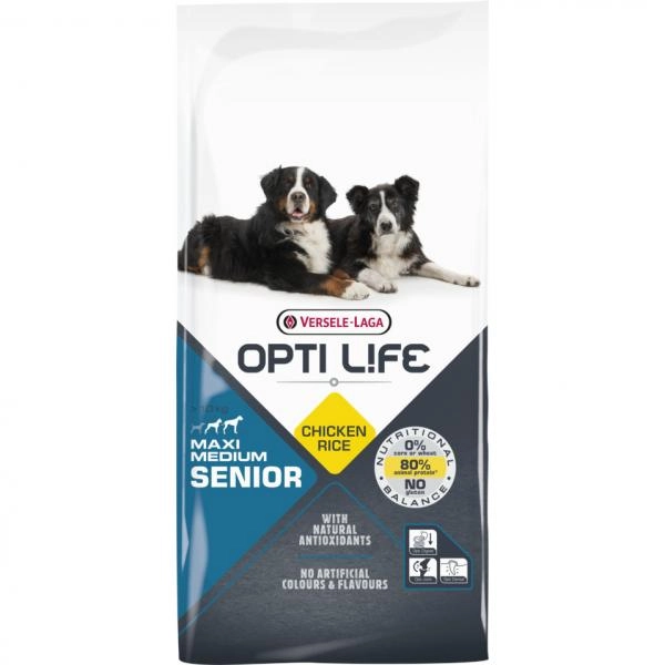 VL OPTI LIFE MED/MAXI SENIOR PILETINA 12,5kg